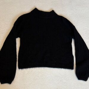 Banana Republic Black Wool Alpaca Blend Sweater Womens size XS